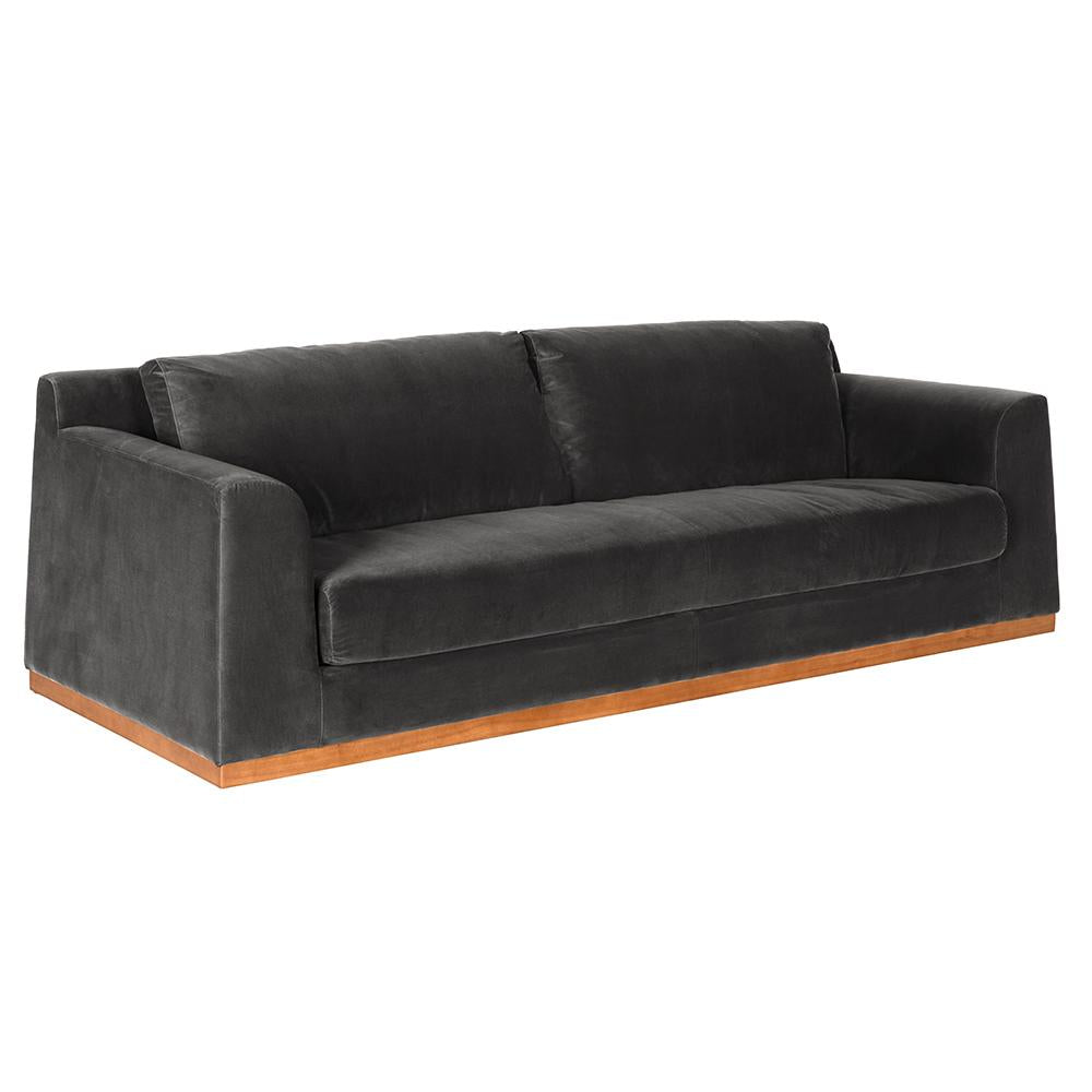 NOIR Seville Sofa Grey Velvet