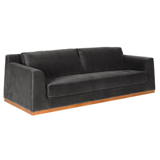 NOIR Seville Sofa Grey Velvet