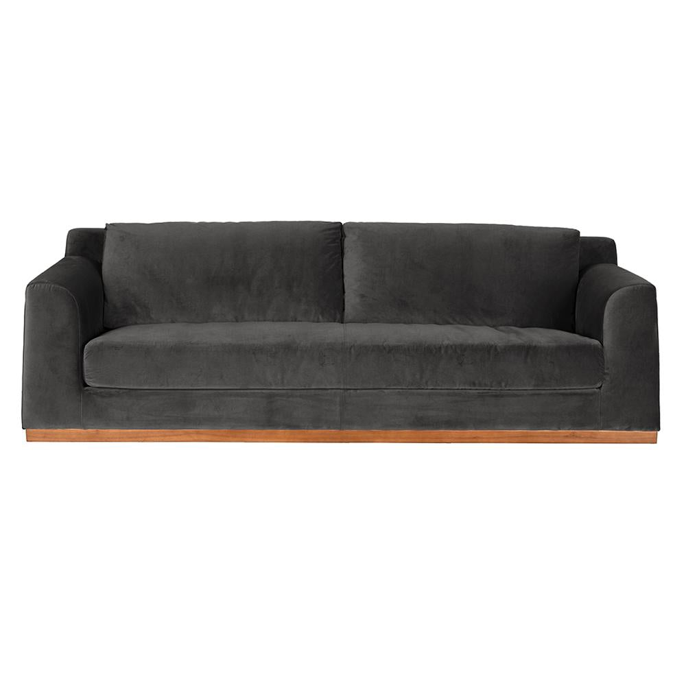 NOIR Seville Sofa Grey Velvet
