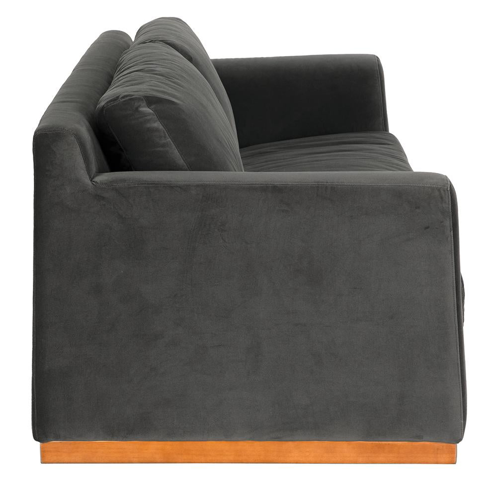 NOIR Seville Sofa Grey Velvet