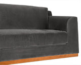 NOIR Seville Sofa Grey Velvet
