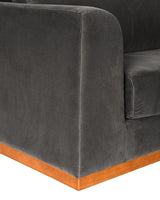 NOIR Seville Sofa Grey Velvet