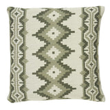 Schumacher Green 18" x 18" Pathway Pillow