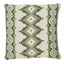 Schumacher Green 18" x 18" Pathway Pillow
