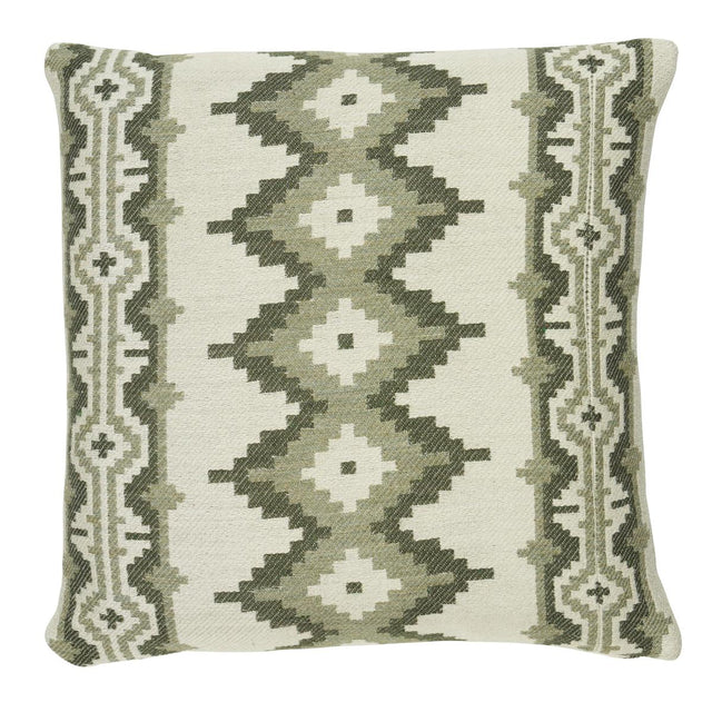 Schumacher Green 18" x 18" Pathway Pillow