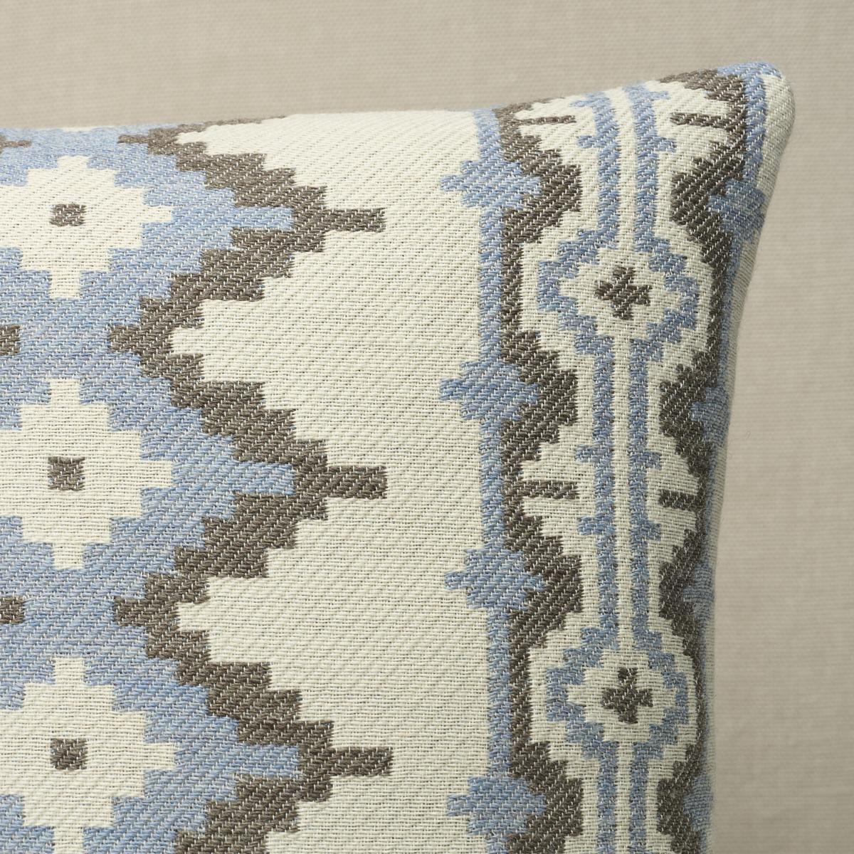 Schumacher Sky 18" x 18" Pathway Pillow