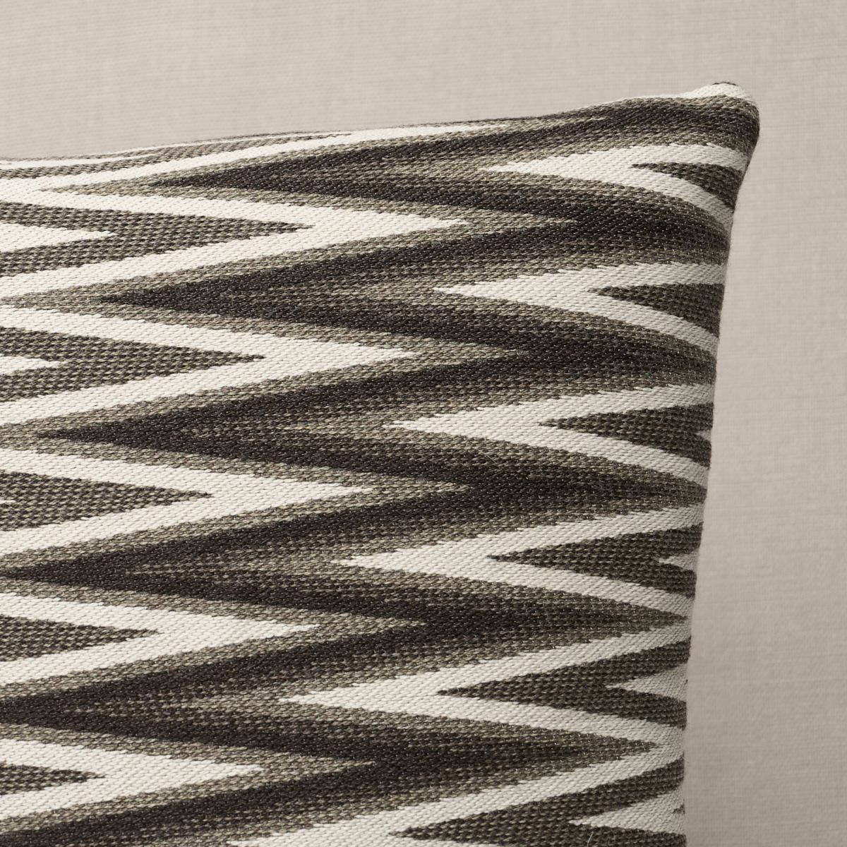 Schumacher Green 22" x 22" Wedge Weave Pillow