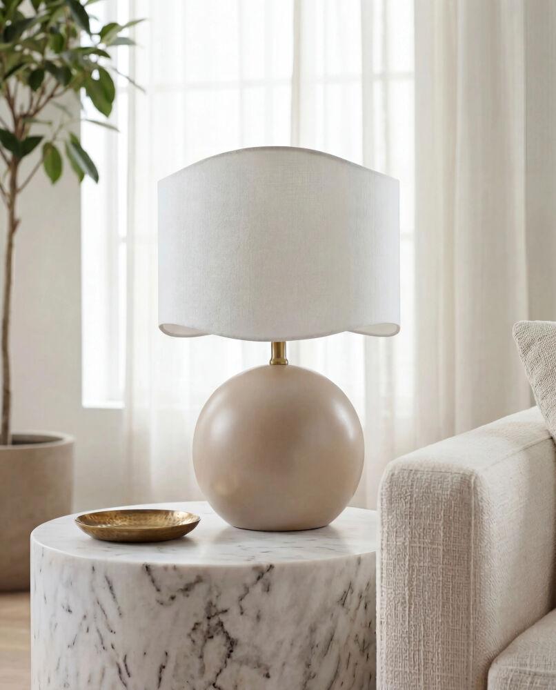 Livabliss Alvary ALVY-007 20"H x 13"W x 13"D Table Lighting