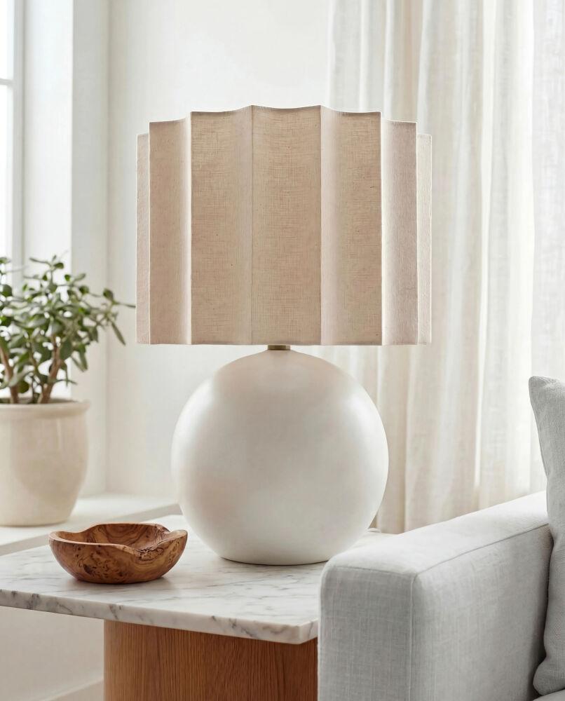Livabliss Alvary ALVY-012 20"H x 13"W x 13"D Table Lighting
