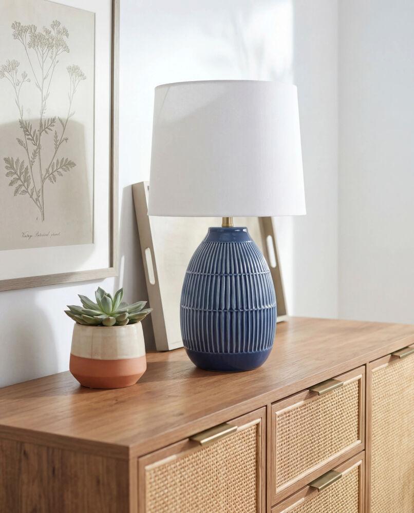 Livabliss Soleny SLNY-020 21"H x 11"W x 11"D Table Lighting