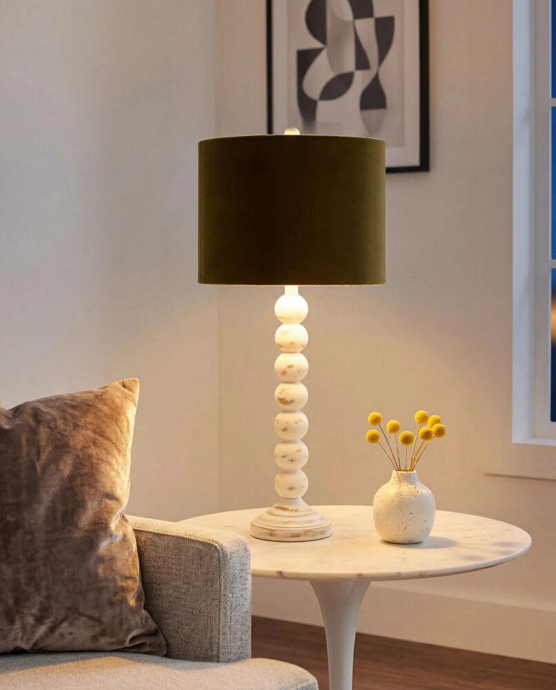 Livabliss Zelda ZEL-007 32"H x 15"W x 20"D Table Lighting