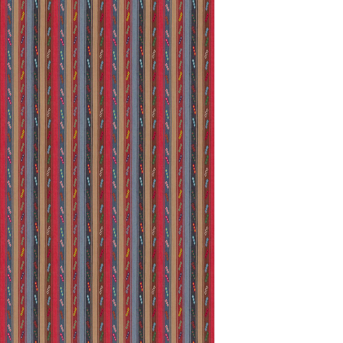G P & J Baker TIP TOE CRIMSON/BLUE Fabric