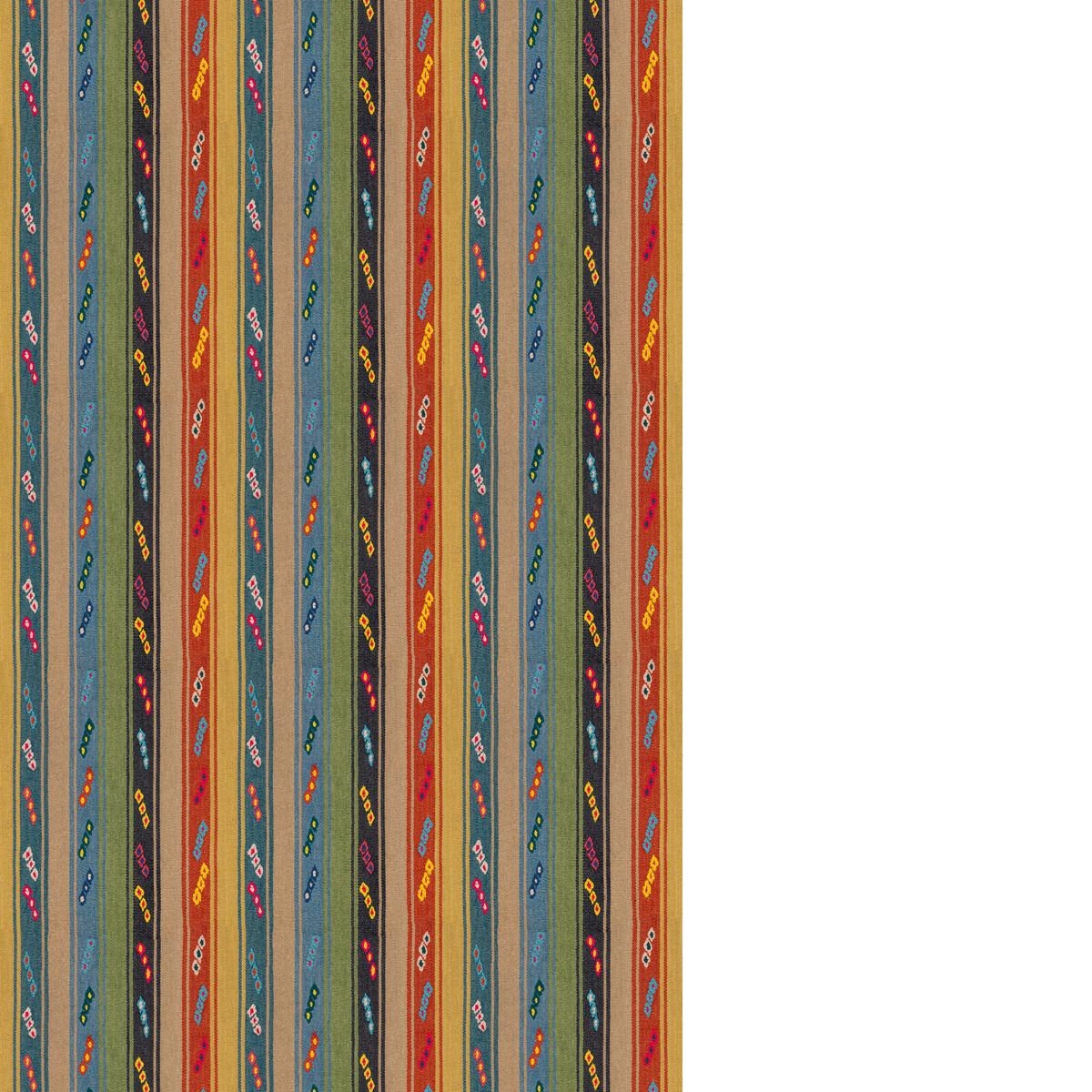 G P & J Baker TIP TOE TEAL/SPICE Fabric