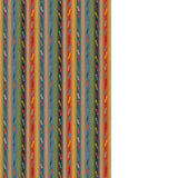 G P & J Baker TIP TOE TEAL/SPICE Fabric