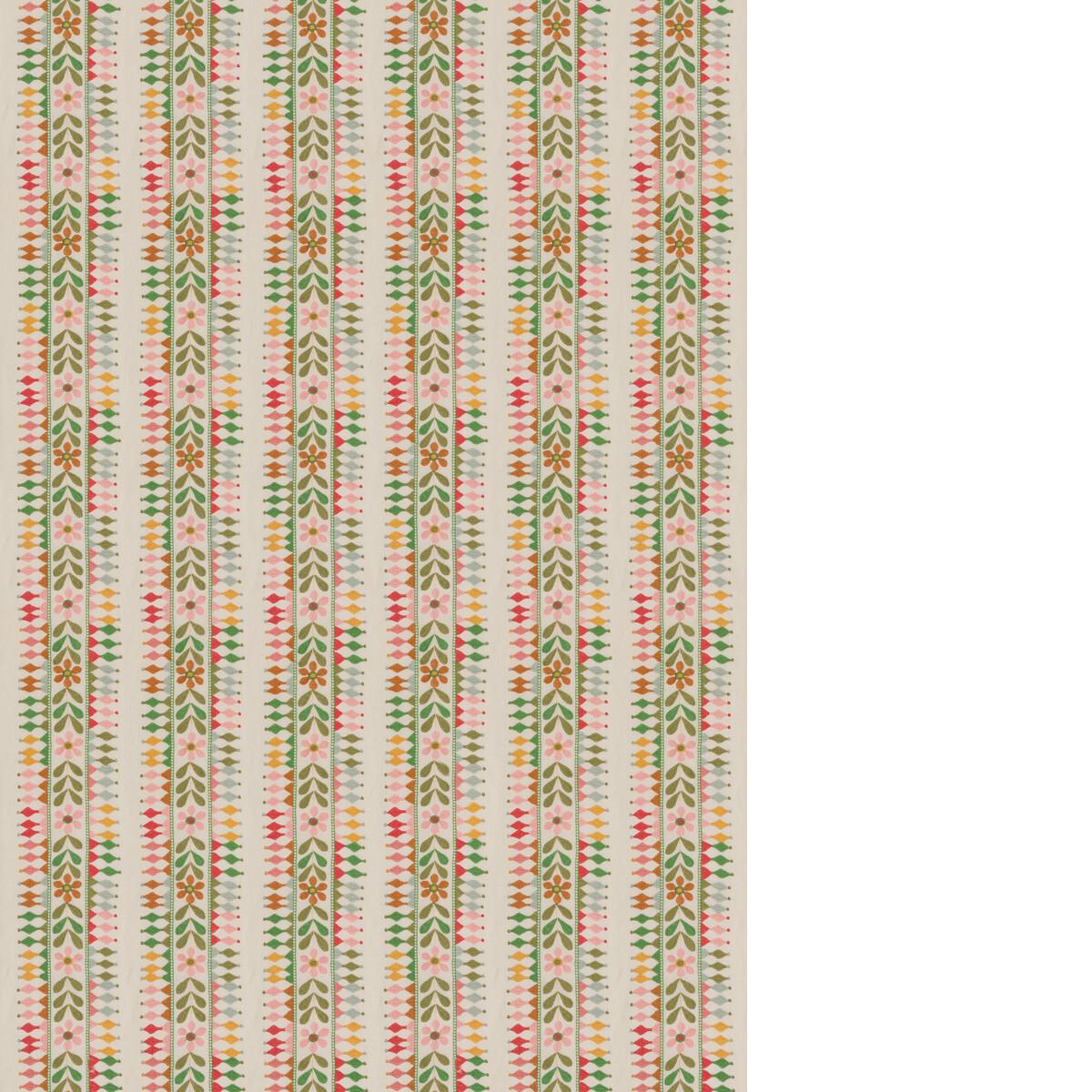G P & J Baker FLOWER POT GREEN Fabric