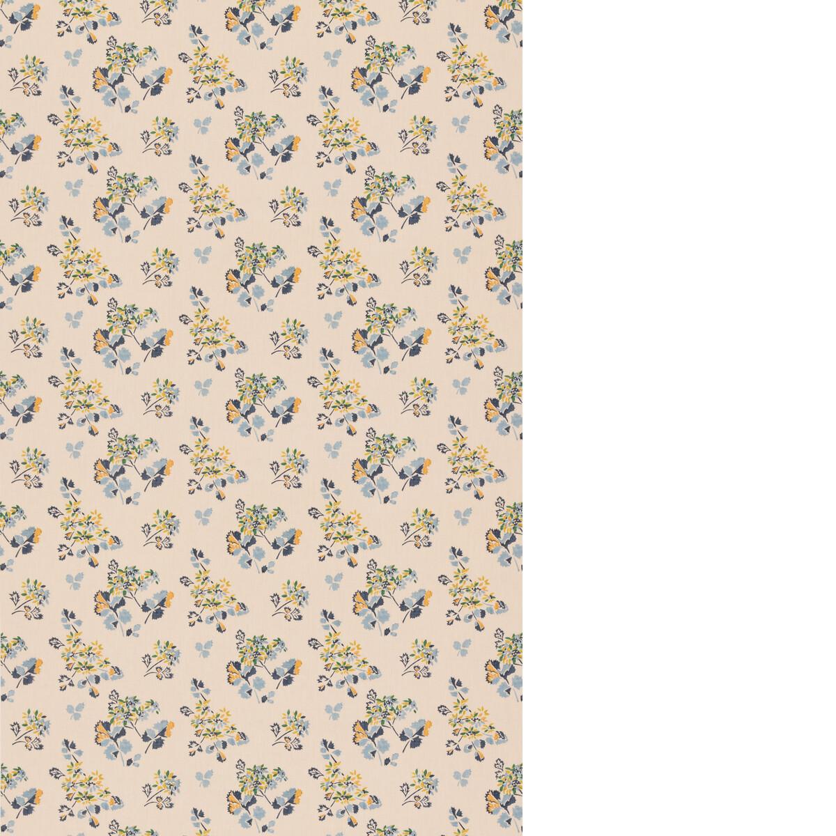 G P & J Baker FOREST FLOWER BLUE/GREEN Fabric