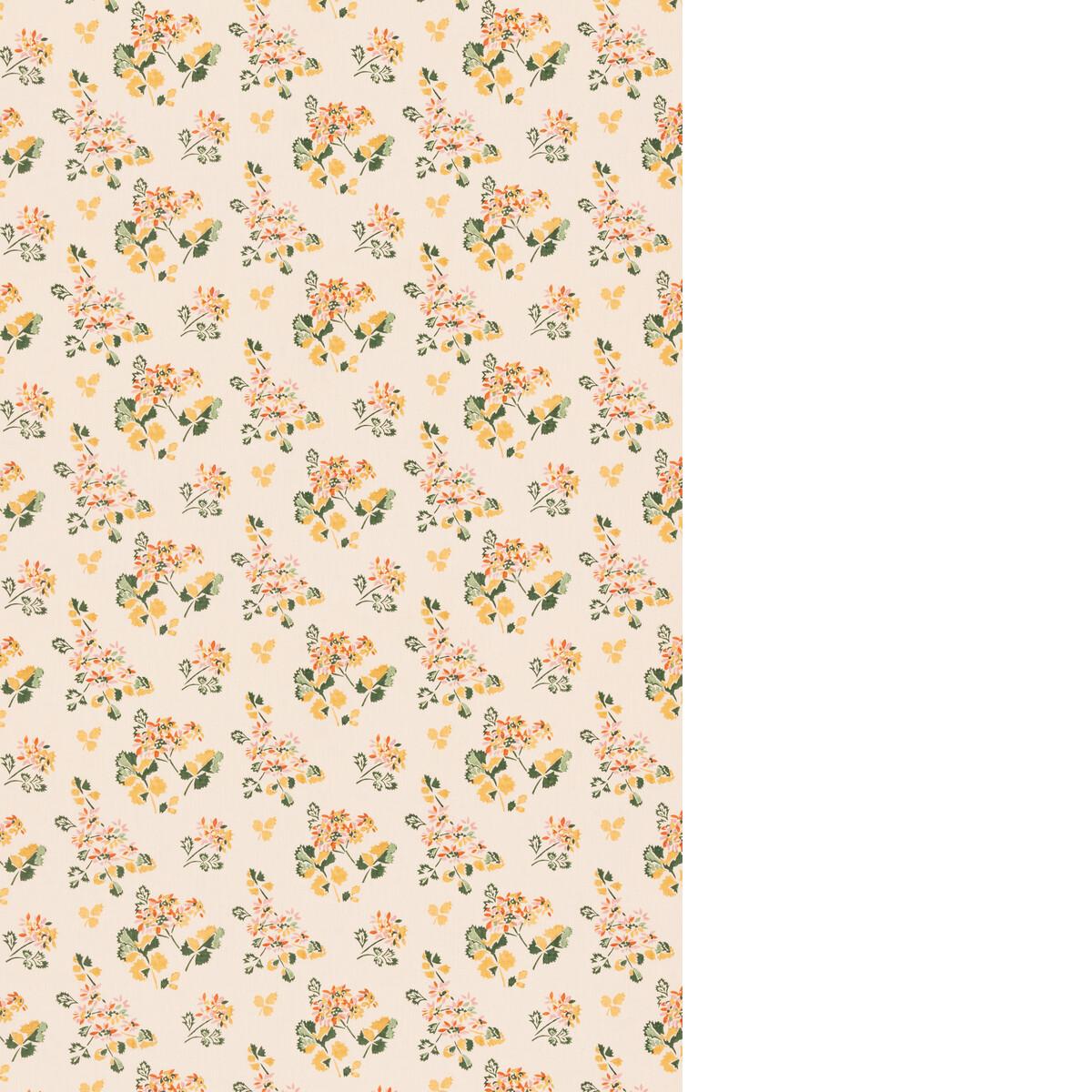 G P & J Baker FOREST FLOWER SPICE/OCHRE Fabric