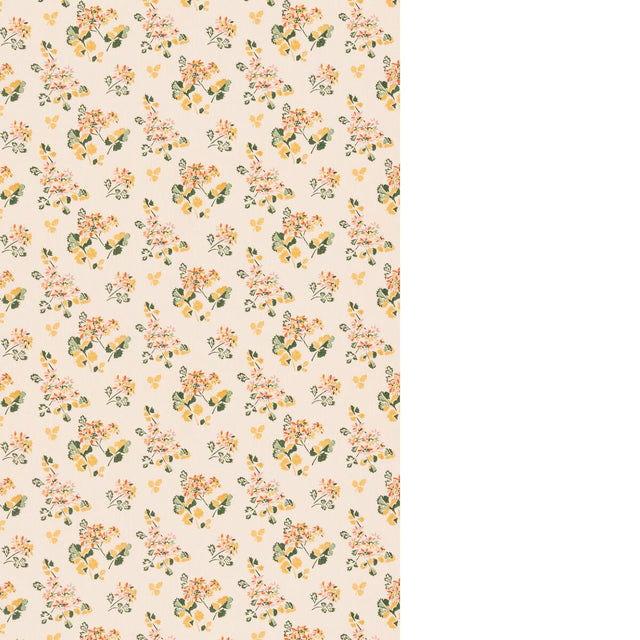 G P & J Baker FOREST FLOWER SPICE/OCHRE Fabric