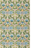 G P & J Baker TUDOR ROSE BLUE/GREEN Fabric