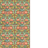 G P & J Baker TUDOR ROSE CHOCOLATE Fabric