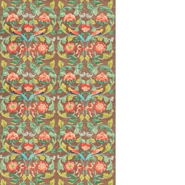 G P & J Baker TUDOR ROSE CHOCOLATE Fabric