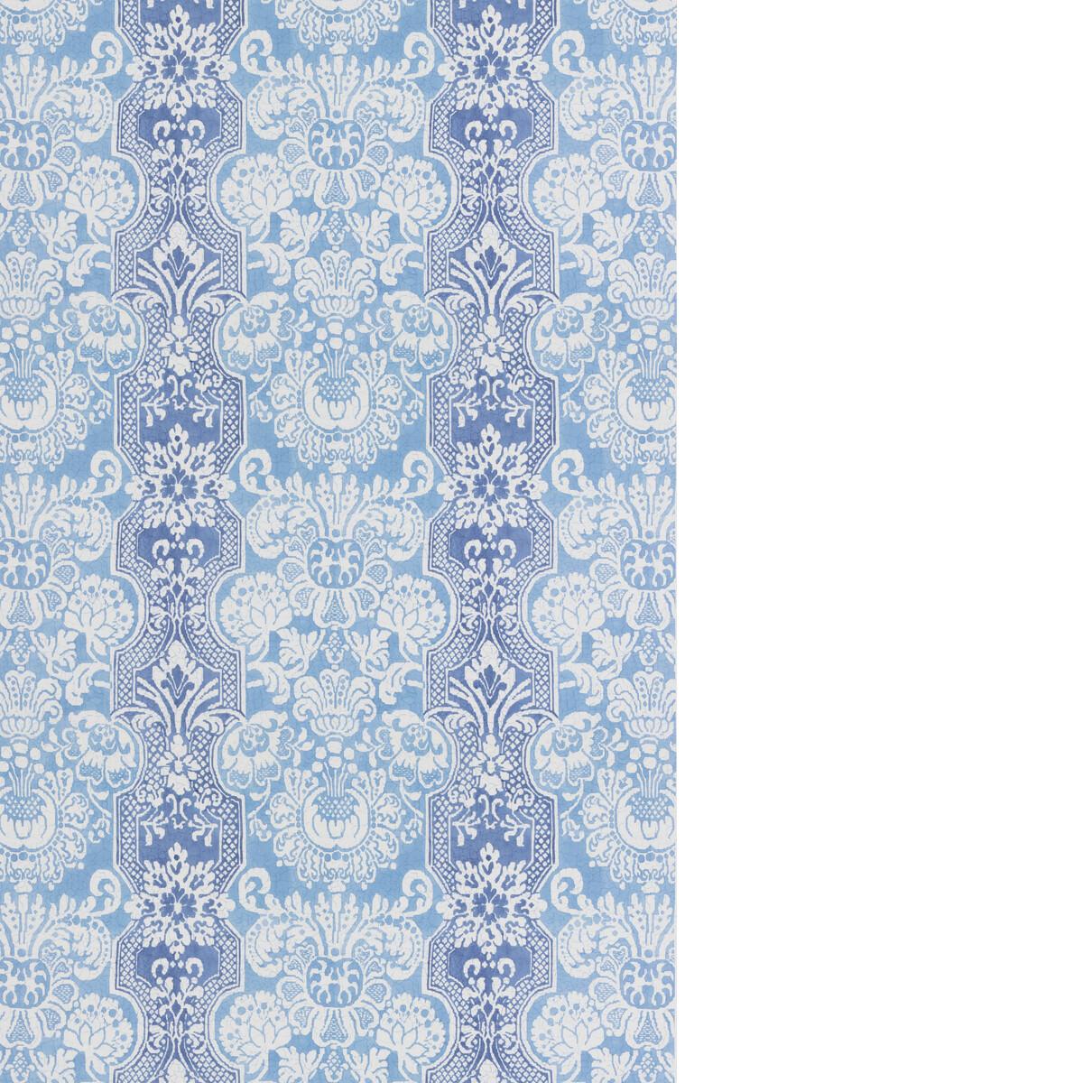 G P & J Baker MARIGOLD BLUE Fabric