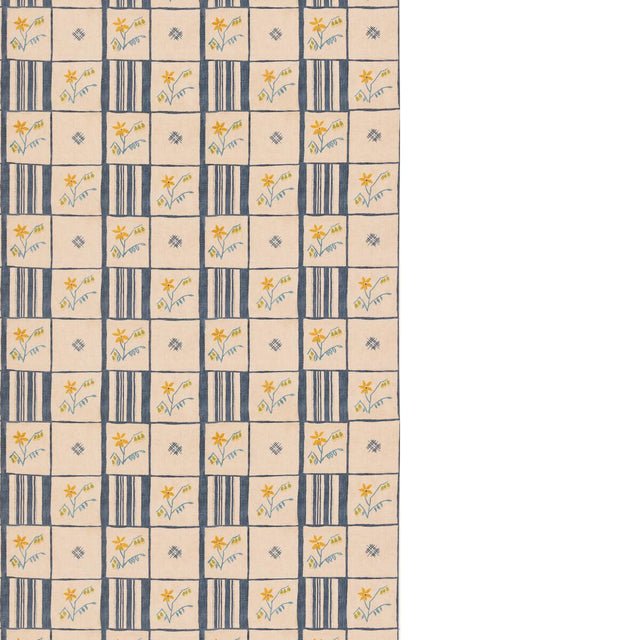 G P & J Baker FORGET-ME-NOT INDIGO Fabric