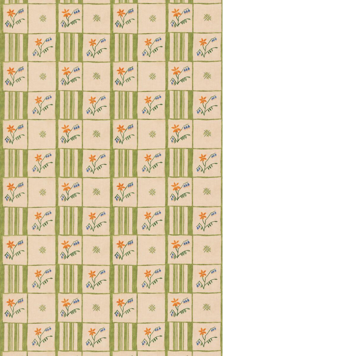G P & J Baker FORGET-ME-NOT GREEN Fabric