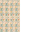 G P & J Baker FORGET-ME-NOT TEAL/SPICE Fabric