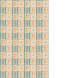 G P & J Baker FORGET-ME-NOT TEAL/SPICE Fabric