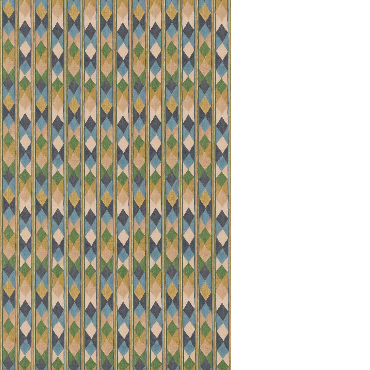 G P & J Baker COMPASS BLUE/GREEN Fabric