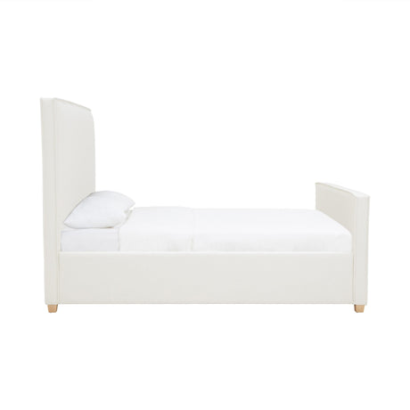 TOV Bristol Park Ivory Contract-Grade Fabric Upholstered Bed King