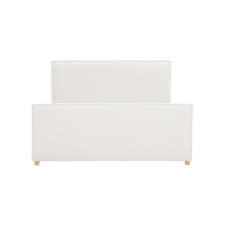 TOV Bristol Park Ivory Contract-Grade Fabric Upholstered Bed King