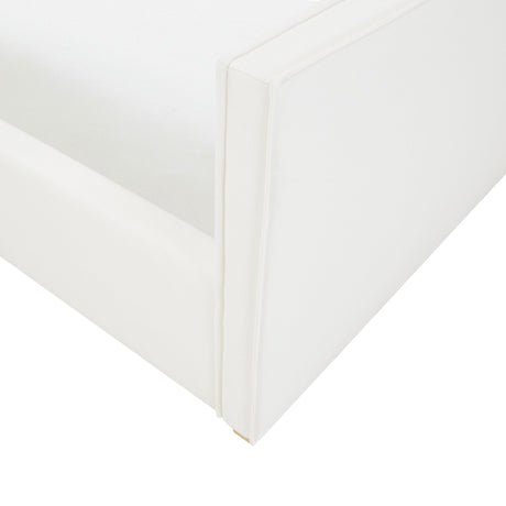 TOV Bristol Park Ivory Contract-Grade Fabric Upholstered Bed King