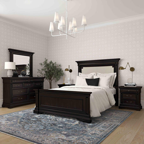TOV Stamford Wooden Upholstered Bed Queen