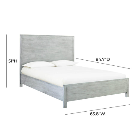 TOV Asheville Grey Washed Wooden Queen Bed