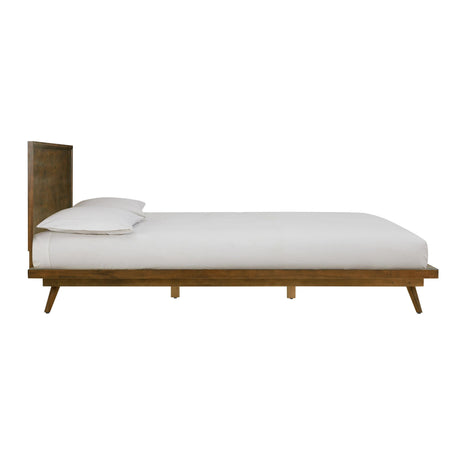 TOV Emery Walnut Wood Platform Bed Queen