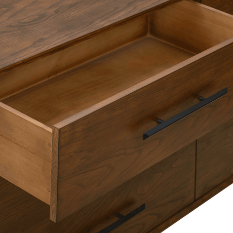 TOV Emery 62" Walnut 6-Drawer Dresser
