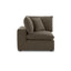 TOV Cali Chocolate Brown Performance Velvet Corner Chair