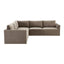 TOV Willow 5-Piece Performance Velvet Modular L Sectional