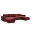 TOV Willow 6-Piece Performance Velvet Modular U Sectional