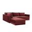 TOV Willow 5-Piece Performance Velvet Modular Left Facing Sectional
