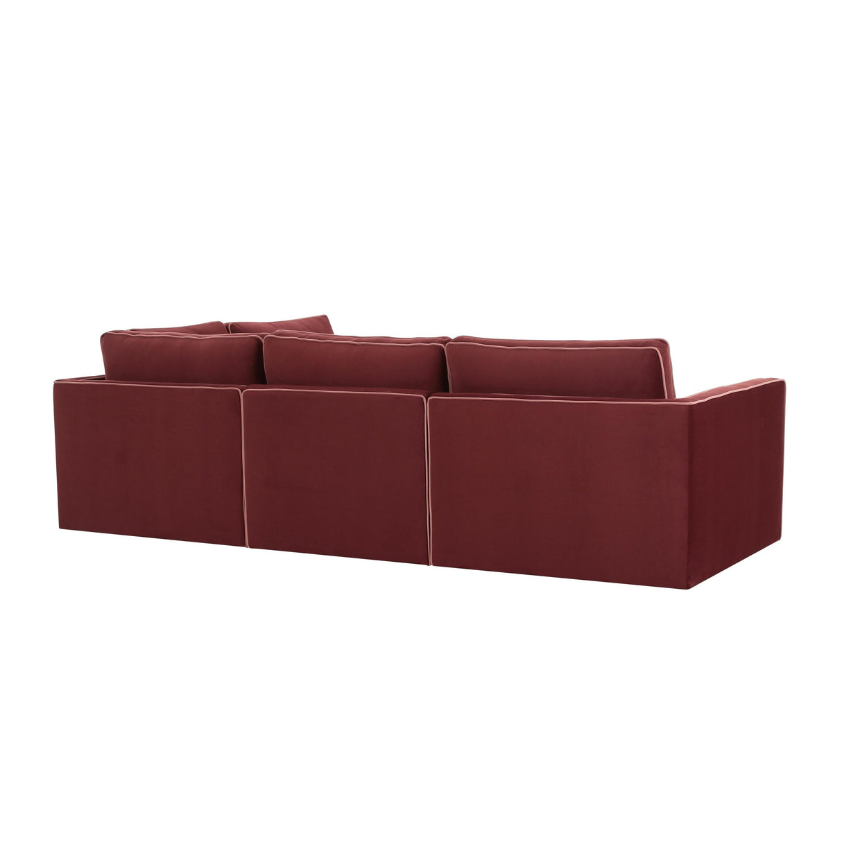 TOV Willow 5-Piece Performance Velvet Modular Right Facing Sectional