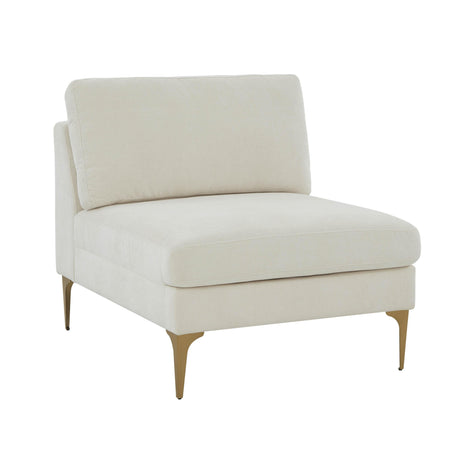 TOV Serena Performance Velvet Modular Armless Chair