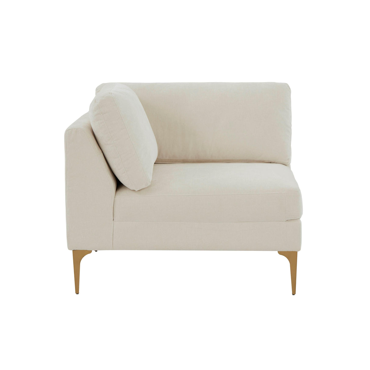 TOV Serena Performance Velvet Modular Armless Chair