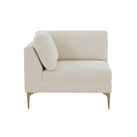 TOV Serena Performance Velvet Modular Armless Chair