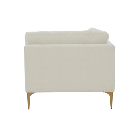 TOV Serena Performance Velvet Modular Armless Chair