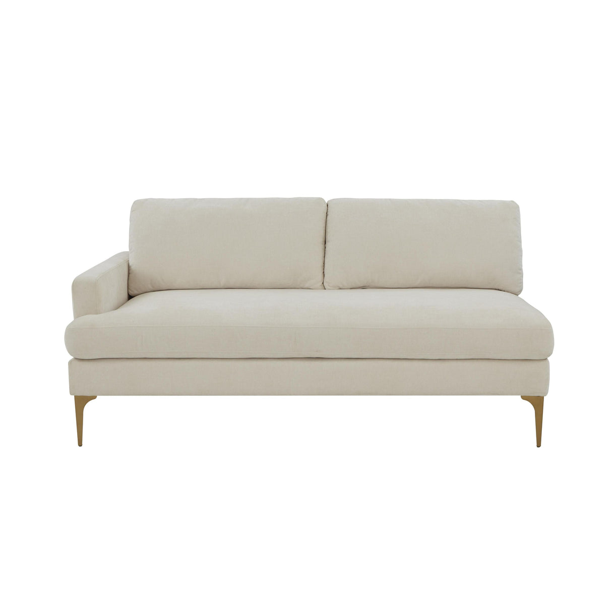 TOV Serena 68" Performance Velvet Modular Loveseat