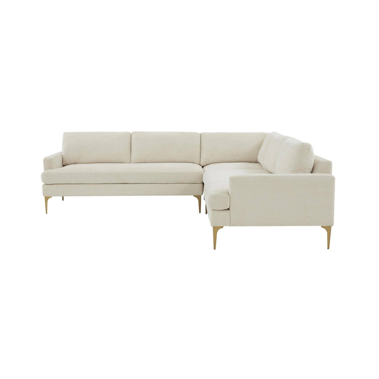 TOV Serena 3-Piece Performance Velvet L-Sectional