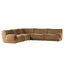TOV Zenith 5-Piece Latte Brown Performance Velvet Modular L-Sectional